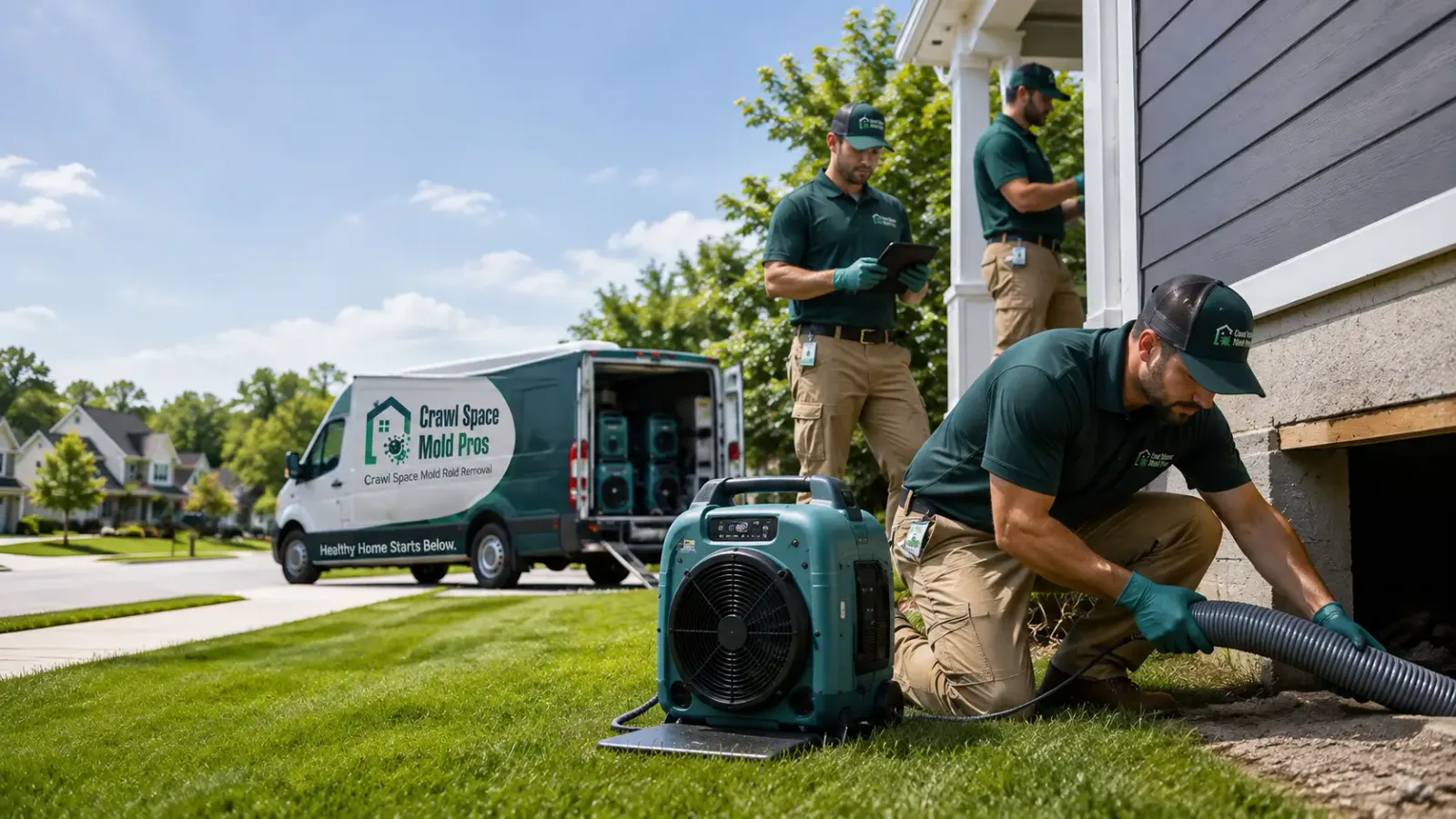 Crawl Space Mold Removal in Hayes, VA